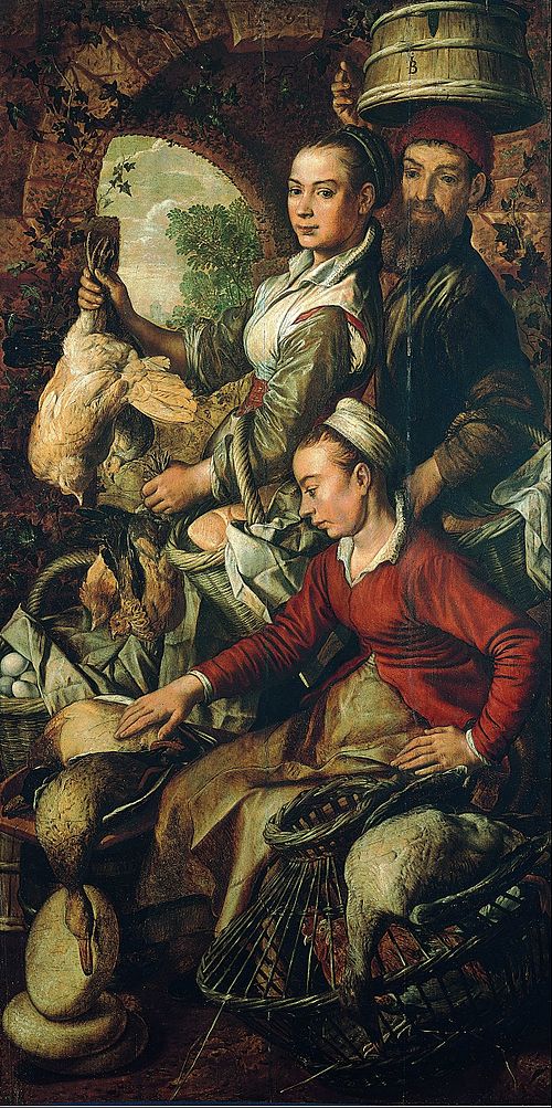 Market Scene, 1565, Joachim Bueckelaer