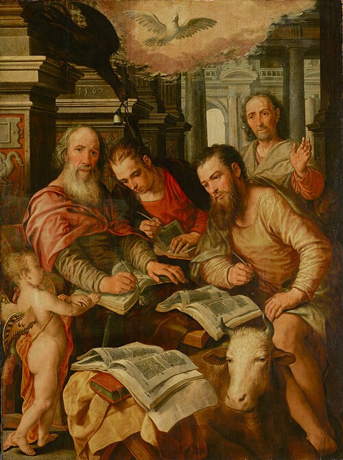 The Four Evangelists, 1567, Joachim Bueckelaer