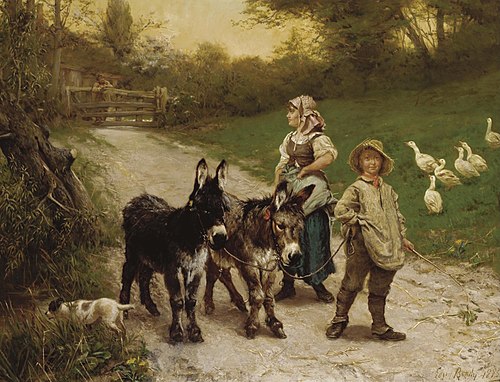 The young farmer, 1885, Edgar Bundy