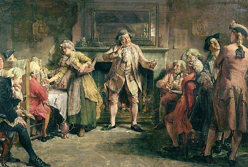 The Coffee House Orator, 1880, Edgar Bundy