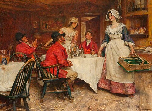 Scene within an Inn II, 1907, Edgar Bundy