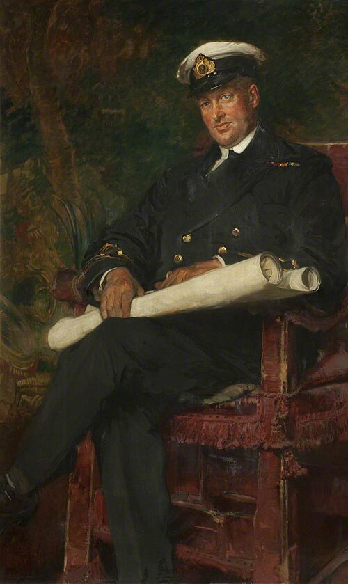 Lieutenant Commander Percy Thompson Dean (1877–1939), VC, 1918, Edgar Bundy