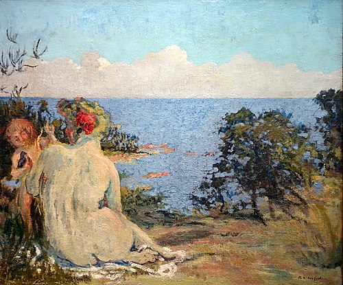 Vénus et l'Amour au bord de la mer, 1908, Ker-Xavier Roussel