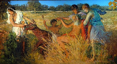Vieux Silène sur un âne, 1925, Ker-Xavier Roussel