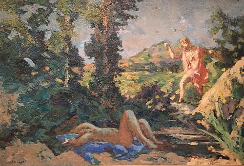 Faune et nymphe, 1910, Ker-Xavier Roussel
