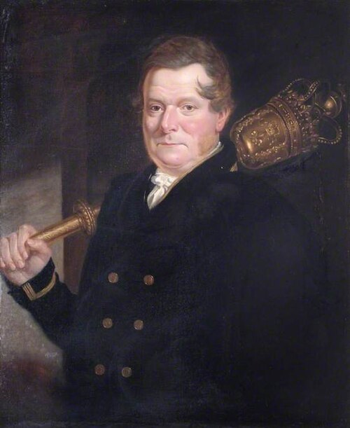 William Poad, the Mace-Bearer (1822–1869), 1840, Edmund Bristow