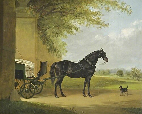 Lady Katherine Molyneux's Pony Carriage, 1846, Edmund Bristow