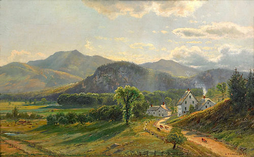 Moat Mountain, Little Attitash, and White Horse Ledge, 1870, Edmund Darch Lewis