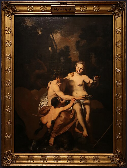 Satyr and nymph with a young faun, 1680, Gerard de Lairesse