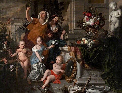 An Allegory of the Senses, 1668, Gérard de Lairesse