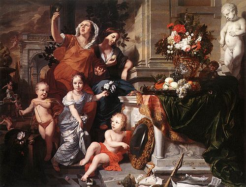 Allegory of the Five Senses, 1668, Gerard de Lairesse