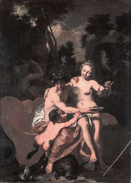A Bacchant, a Meanad and a little Faun, 1680, Gerard de Lairesse
