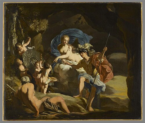 Vénus donnant à Enée ses armes, 1668, Gérard de Lairesse