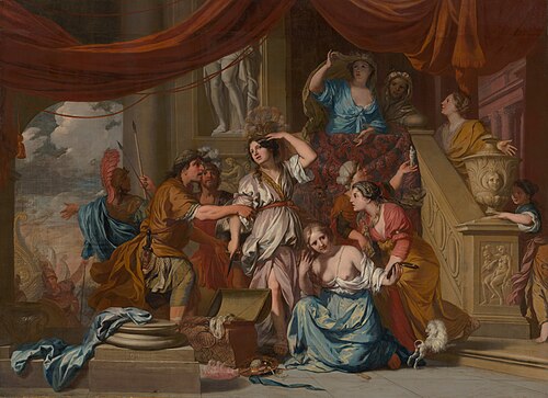 Achille reconnu parmi les filles de Lycomède, 1685, Gérard de Lairesse