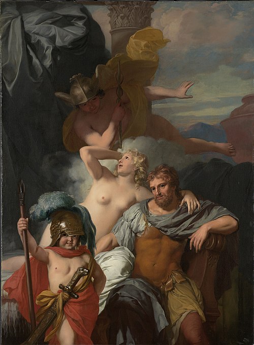 Mercury Ordering Calypso to Release Odysseus, 1680, Gerard de Lairesse