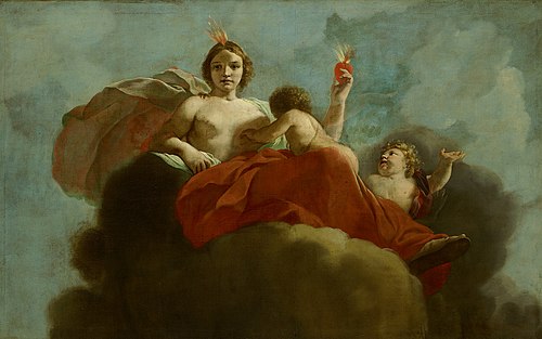 Caritas : Allegorische voorstelling van de verzorging van leprozen en onnozelen, 1675, Gerard de Lairesse