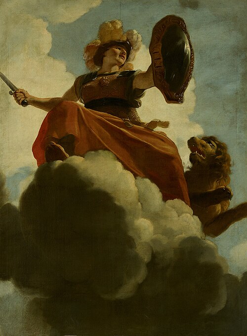 Bescherming of Sterkheyt : Allegorische voorstelling van de verzorging van leprozen en onnozelen, 1675, Gerard de Lairesse