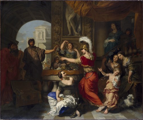 Achilles Discovered Amongst the Daughters of Lycomedes, 1685, Gerard de Lairesse