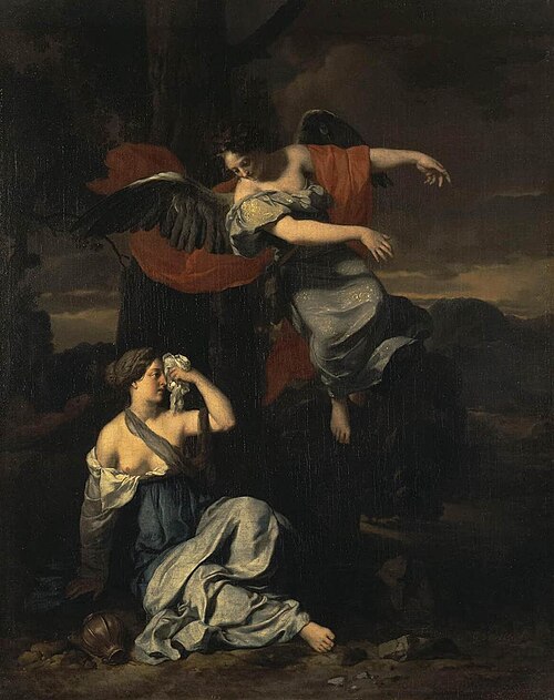 Hagar in the Desert, 1677, Gerard de Lairesse