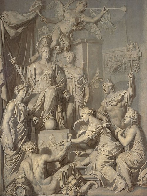 Rome Wearing the Crown, 1689, Gerard de Lairesse