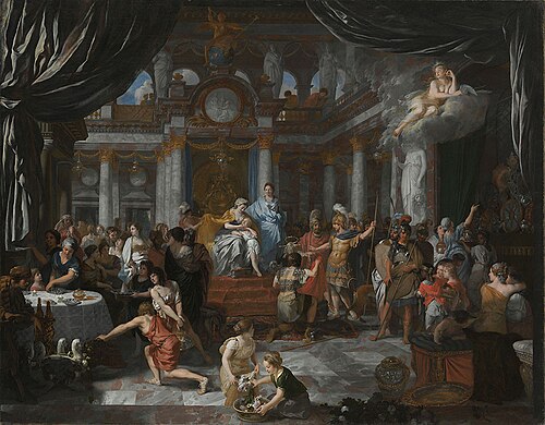 Aeneas beim Festmahl der Dido, 1669, Gerard de Lairesse