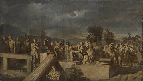Triumphzug Alexanders des Großen: Beutegut (Folge 5/12), 1676, Gerard de Lairesse