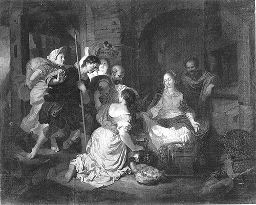 Anbetung der Hirten (?), 1676, Gerard de Lairesse
