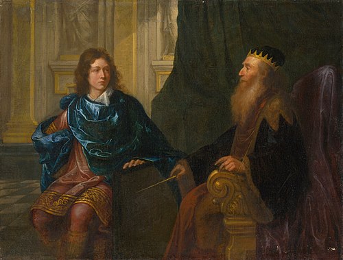 Old Testament Scene (Solomon and King David), 1690, Gerard de Lairesse