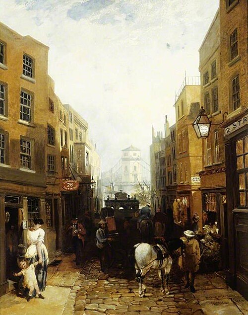 Buckingham Street, Strand, London, 1854, Edmund John Niemann