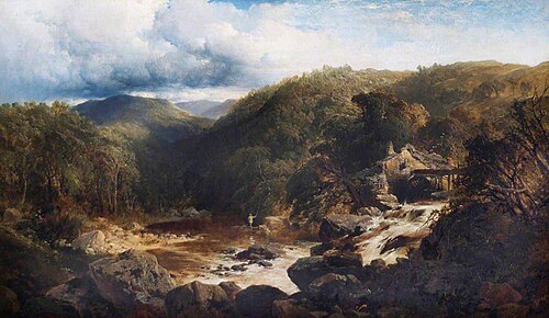 The Salmon Fisher, 1856, Edmund John Niemann
