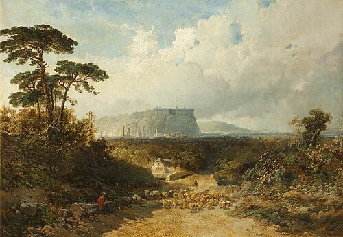 Nottingham Castle, 1857, Edmund John Niemann