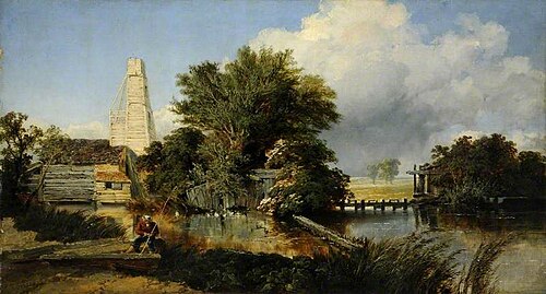 View at Hertford, 1859, Edmund John Niemann