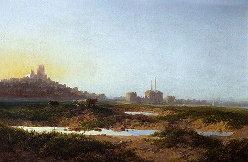 Lincoln from the Holmes, 1860, Edmund John Niemann