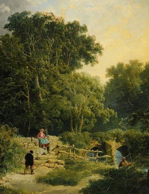 A Wooded Glade, 1862, Edmund John Niemann
