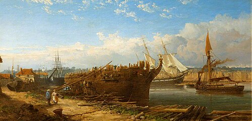 Bristol Floating Harbour, 1863, Edmund John Niemann