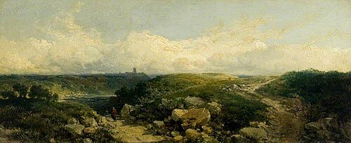 Landscape, Richmond, 1868, Edmund John Niemann
