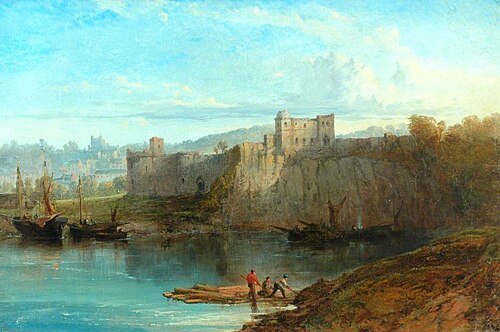 Chepstow Castle on the Wye, 1872, Edmund John Niemann