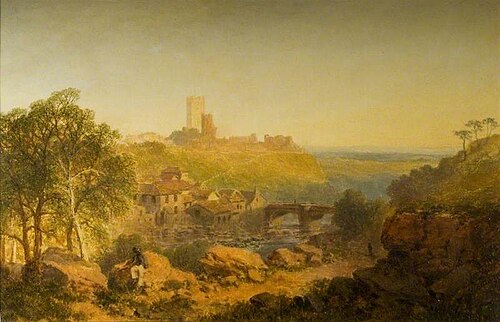 Richmond Castle, Yorkshire, 1875, Edmund John Niemann