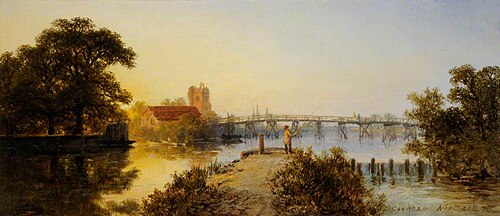 Cookham on Thames, Berkshire, 1878, Edmund John Niemann