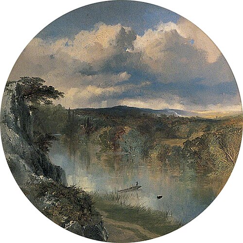 The Thames at Pangbourne, Berkshire, , Edmund John Niemann