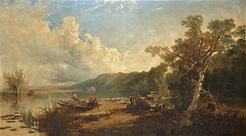 View on the Thames, near Maidenhead, 1853, Edmund John Niemann