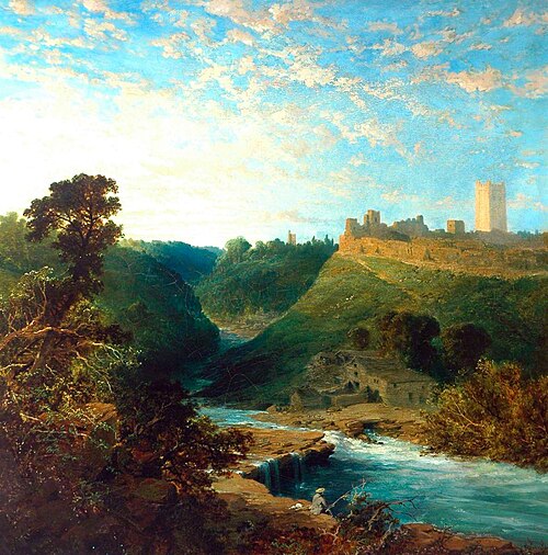Richmond Castle, Yorkshire, 1850, Edmund John Niemann