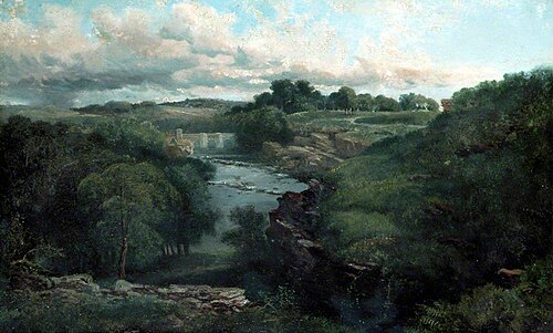 The River Teme at Ludlow, Shropshire, , Edmund John Niemann