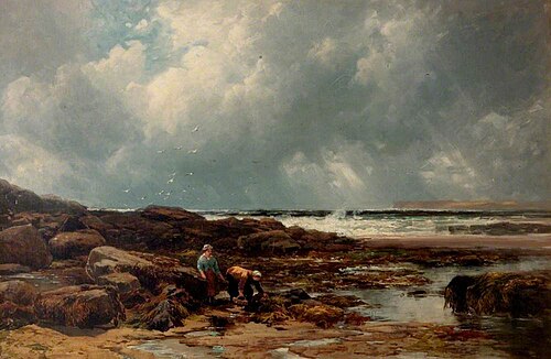 The Seaweed Gatherers, , Edmund Morrison Wimperis