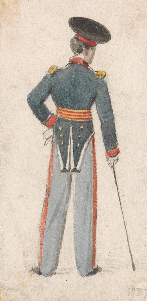 Back View of a Soldier, , Edmund Thomas Parris