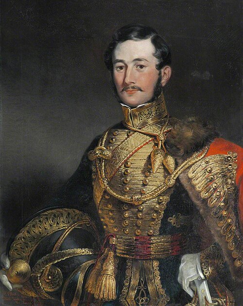 Captain F. Farquharson of Eastbury, Dorset, 7th Hussars, 1836, Edmund Thomas Parris
