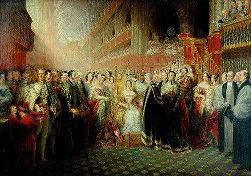 The Coronation of Queen Victoria, 1839, Edmund Thomas Parris