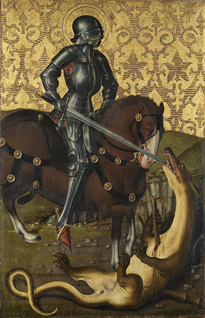 Der Heilige Georg als Drachentöter, 1460, Friedrich Herlin