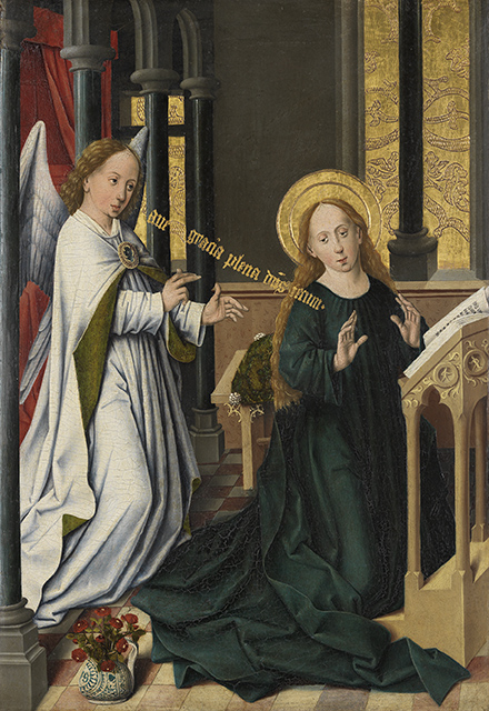 Verkündigung an Maria, 1460, Friedrich Herlin