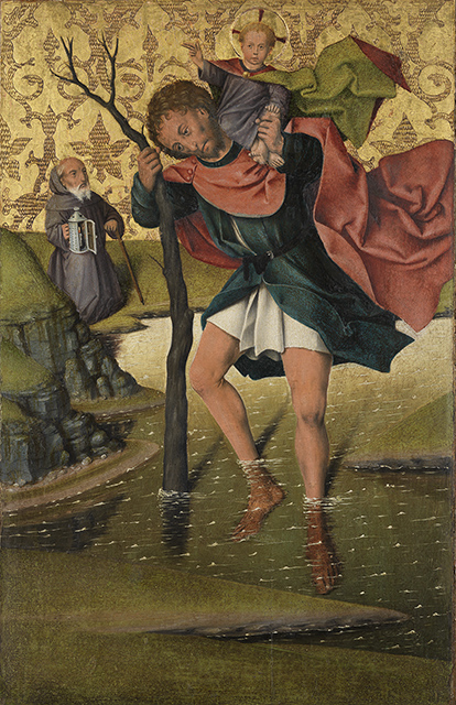 Der Heilige Christopherus, 1460, Friedrich Herlin